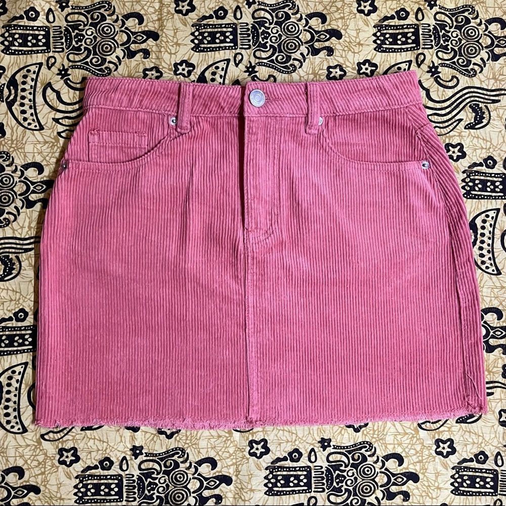 Forever 21 Pink Corduroy Skirt